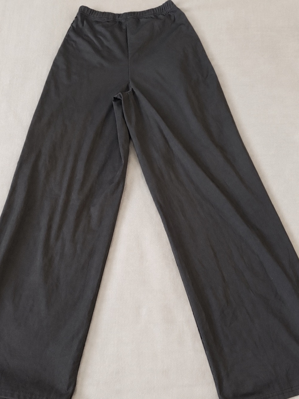 Black High-Waisted Stretch Straight-Leg Pants - Picture 2 of 4